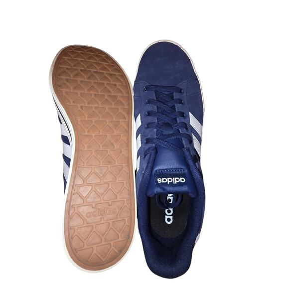 Adidas Men’s Size‎ 11 Navy Blue Suede Low Top Sneakers Casual Skate Shoes... main image 4